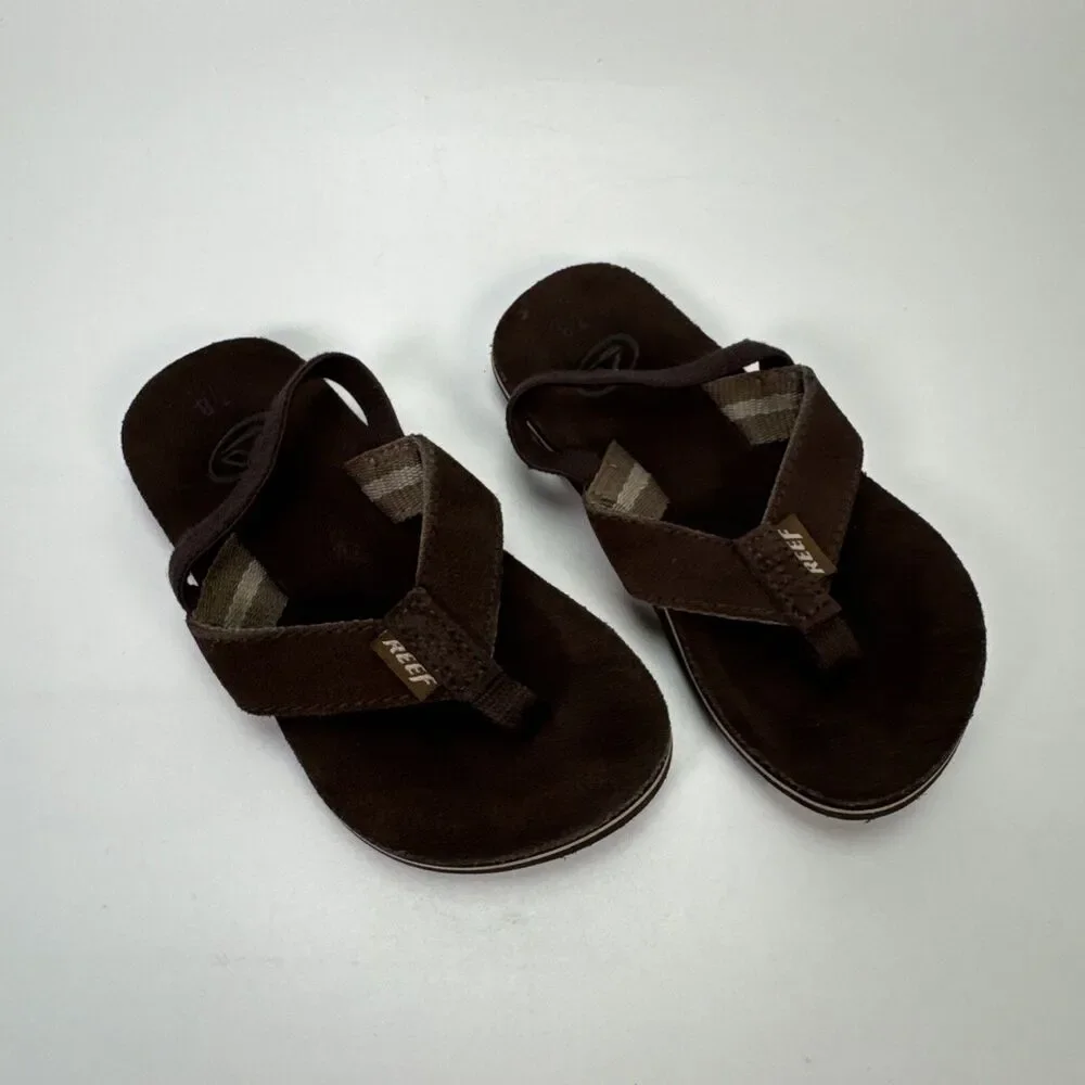 Reef Toddler Brown Flip Flop Sandles Sz 7/8